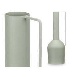 VASO EM AÇO ALTO VERDE CLARO