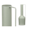 VASE HAUT EN ACIER  VERT PASTEL