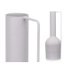 STEEL VASE HIGH GREY PASTEL COLOUR