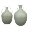 STEEL VASE BOTTLE GREEN PASTEL COLOUR LARGE