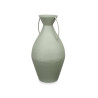 VASO IN ACCIAIO ANFORA VERDE PASTELLO GRD
