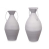 STEEL VASE JAR GREY PASTEL COLOUR LARGE