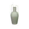VASO IN ACCIAIO DOPPIO MANICO VERDE PASTELLO GRD