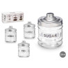 SET 3 BARATTOLI VETRO TAPPO ALLUMINIO 350 ML