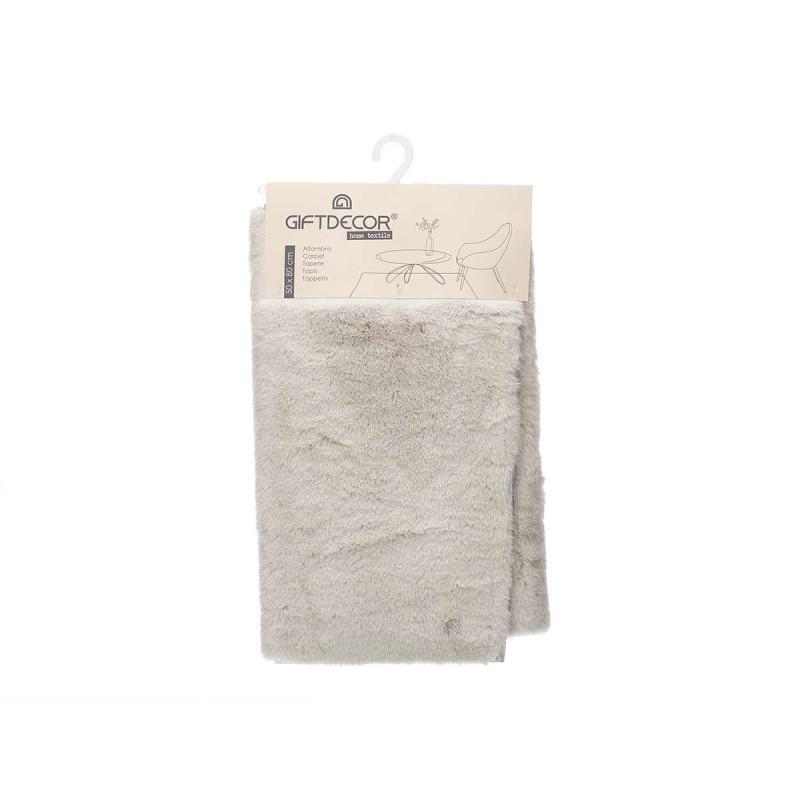 ALFOMBRA RABBIT 50X80 CM GRIS CLARO