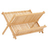 ÉGOUTTOIR À VAISSELLE EN BAMBOU 43X26,5X36,5CM