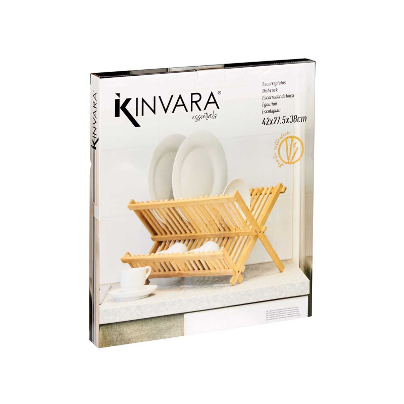 ESCURREPLATO BAMBU 43X26,5X36,5CM