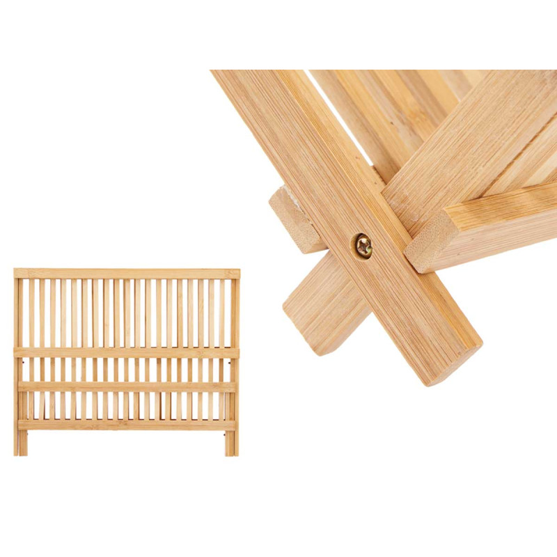 ESCURREPLATO BAMBU 43X26,5X36,5CM