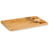 SET 4 PZ TAVOLA IN BAMBÙ CON 3 UTENSILI