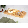 CONJ TABUA BAMBU COM 3 UTENSILIOS