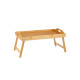 PLATEAU BAMBOU AVEC PIEDS PLIANTS 53X33X23 CM