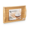 PLATEAU BAMBOU AVEC PIEDS PLIANTS 53X33X23 CM