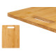 TAGLIERE BAMBÙ RETTANGOLARE CON MANICO 30X23 CM