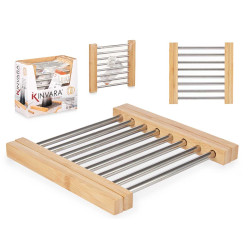 BASE EXTENSIVEL EM BAMBU E AÇO