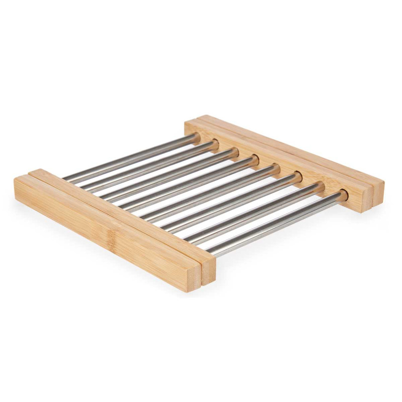 BASE EXTENSIVEL EM BAMBU E AÇO