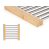 BASE EXTENSIVEL EM BAMBU E AÇO