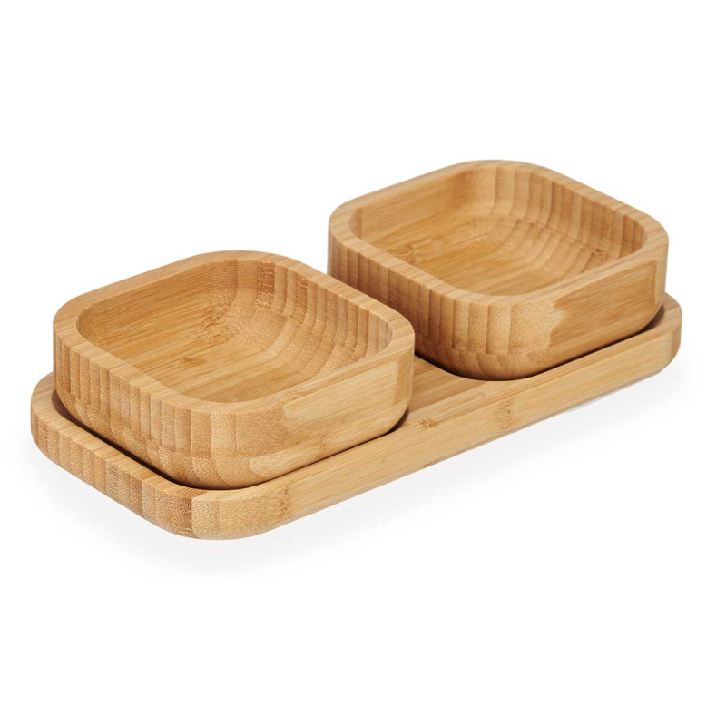 BAMBOO APPETIZER SET 3 PCS