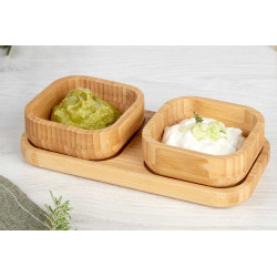 SET APÉRITIF BAMBOU 3 PCS