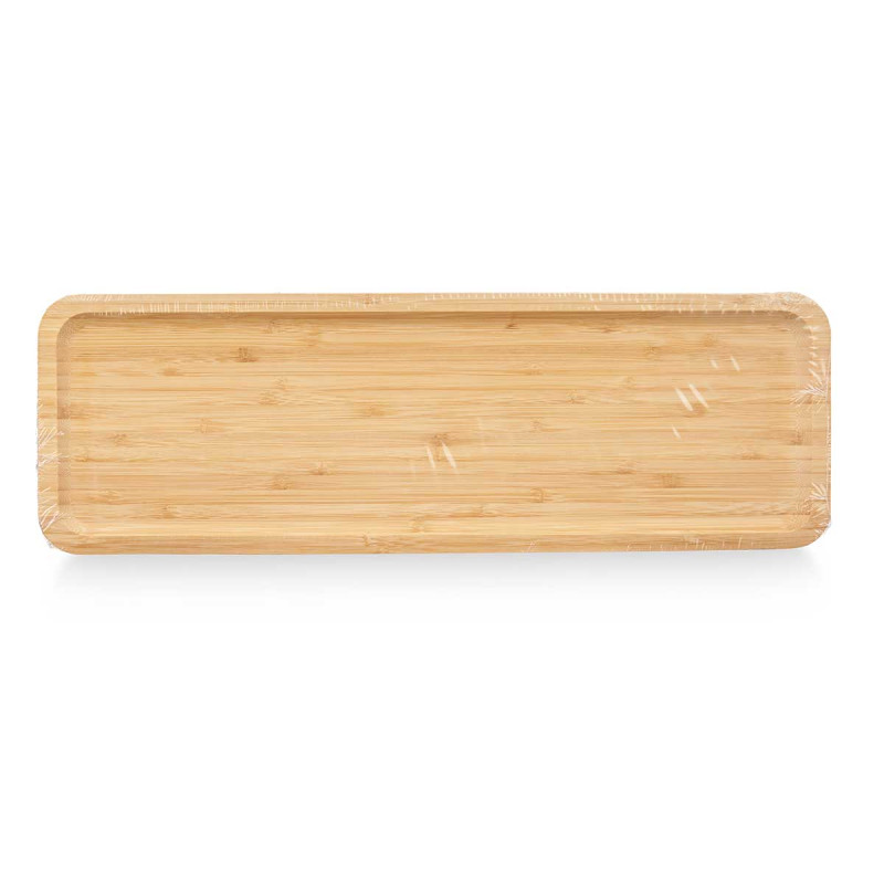 RECTANGULAR BAMBOO APPETIZER BOARD 46X15 CM