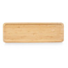 TABUA RECTANGULAR EM BAMBU 46X15 CM