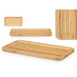 RECTANGULAR BAMBOO APPETIZER BOARD 30X15 CM