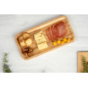 PLANCHE BAMBOU RECTANGULAIRE APÉRITIF 29,5X11,5CM