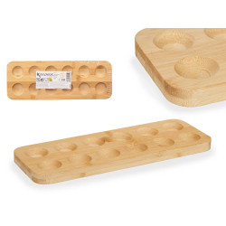 CAIXA BAMBU PARA 12 OVOS 40 CM