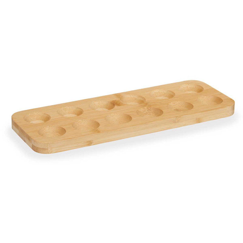 CAIXA BAMBU PARA 12 OVOS 40 CM
