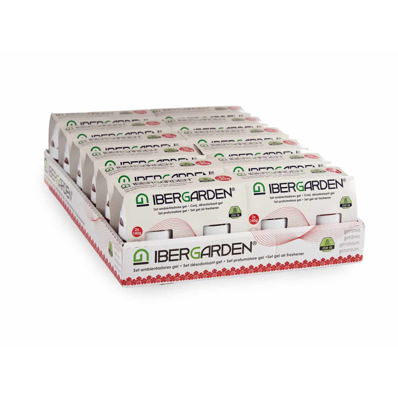 SET 2 PROFUMATORI AMB GEL 140GR GERANEO 