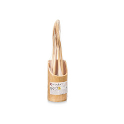 SUPPORTO 5 PZ UTENSILI BAMBÙ