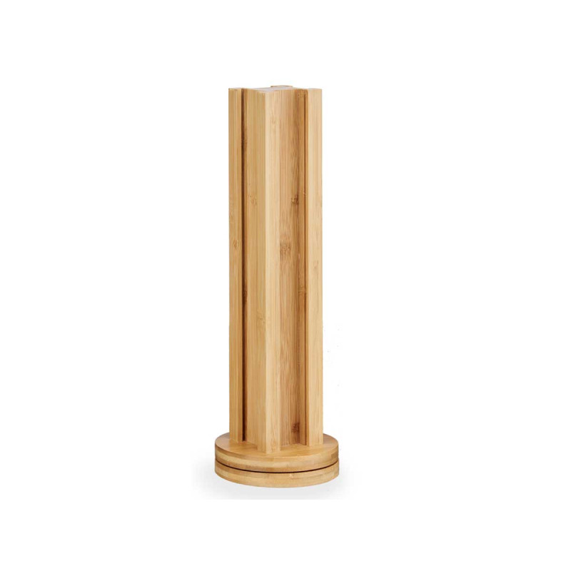 SUPORTE P CAPSULAS GIRATORIO EM BAMBU CAP PEQ