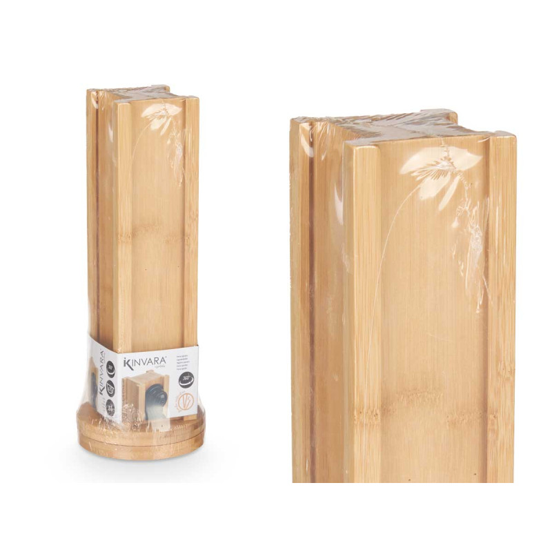 PORTE-CAPSULES ROTATIF EN BAMBOU PETITE CAPSULE