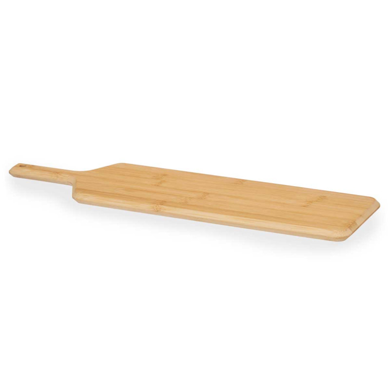 BAMBOO APPETIZER BOARD W/HANDLE 50 X 14 X 1,5 CM