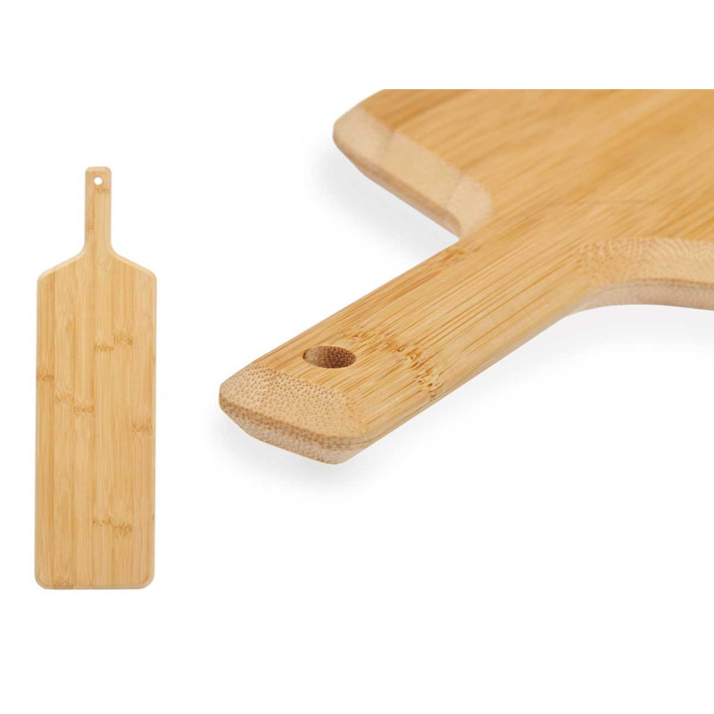 BAMBOO APPETIZER BOARD W/HANDLE 50 X 14 X 1,5 CM