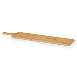 BAMBOO APPETIZER BOARD W/HANDLE 65 X 14 X 1,5 CM