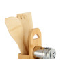 SET 7 PZS BAMBU SOPORTE PALAS ESPECIEROS
