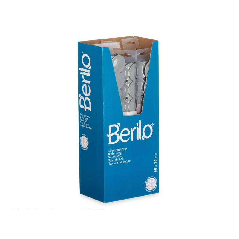 TAPPETINO BAGNO ANTISCIVOLO MATTONE GRIGIO GRAN