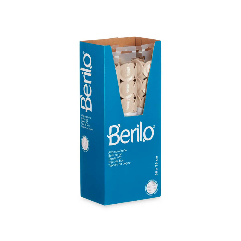 TAPETE WC ANTIDERRAPANTE LADRILHOS BEIGE GRD
