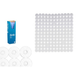 TAPIS BAIN ANTIDÉRAPANT BRIQUE TRANSP PETIT