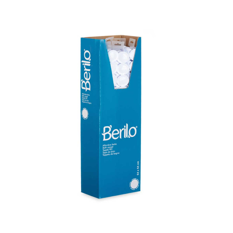 TAPPETINO BAGNO ANTISCIVOLO MATTONE BIANCO PICC