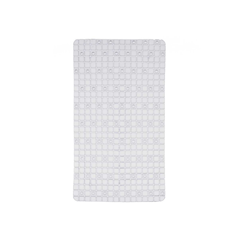 ANTI-SLIP BATH MAT SQUARES TRANSPARENT LARGE