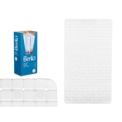 TAPETE WC ANTIDERRAPANTE QUADRADOS BRANCO GRD