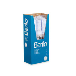 TAPPETINO BAGNO ANTISCIVOLO QUADRI BIANCO GRAN