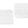 ANTI-SLIP BATH MAT SQUARES WHITE LARGE