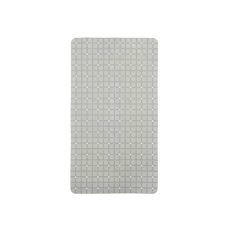 TAPETE WC ANTIDERRAPANTE QUADRADOS CINZENTO GRD