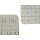 ANTI-SLIP BATH MAT SQUARES GREY LARGE
