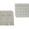 ANTI-SLIP BATH MAT SQUARES GREY LARGE