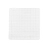 TAPPETINO BAGNO ANTISCIVOLO QUADRI BIANCO PICC