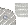 TAPIS BAIN ANTIDÉRAPANT CAOUTCHOUC GRIS GRAND