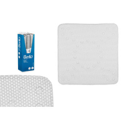 TAPIS BAIN ANTIDÉRAPANT CAOUTCHOUC GRIS PETIT